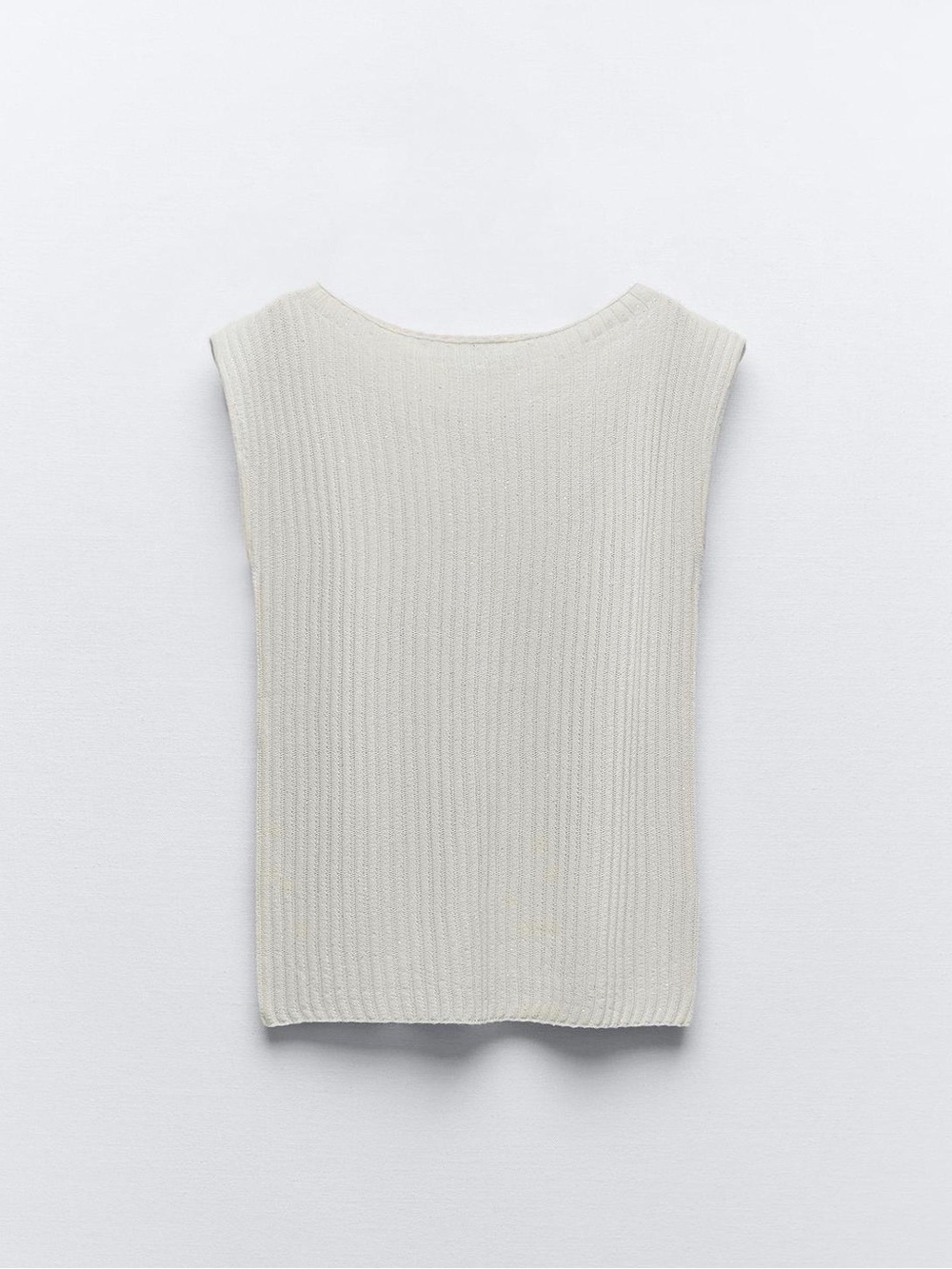 Sequin Knit Top S - Zara